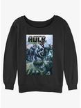 Marvel Hulk The Immortal Hulk Girls Slouchy Sweatshirt, BLACK, hi-res