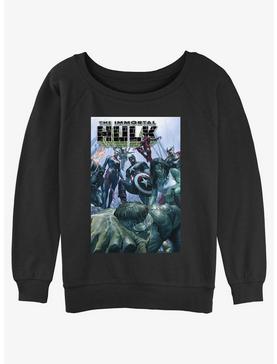 Marvel Hulk The Immortal Hulk Girls Slouchy Sweatshirt, , hi-res