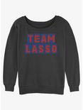 Ted Lasso Chair Words Girls Slouchy Sweatshirt, CHAR HTR, hi-res