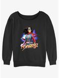 Marvel Ms. Marvel Hero Girls Slouchy Sweatshirt, BLACK, hi-res