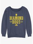 Ted Lasso Diamond Dogs Girls Slouchy Sweatshirt, BLUEHTR, hi-res