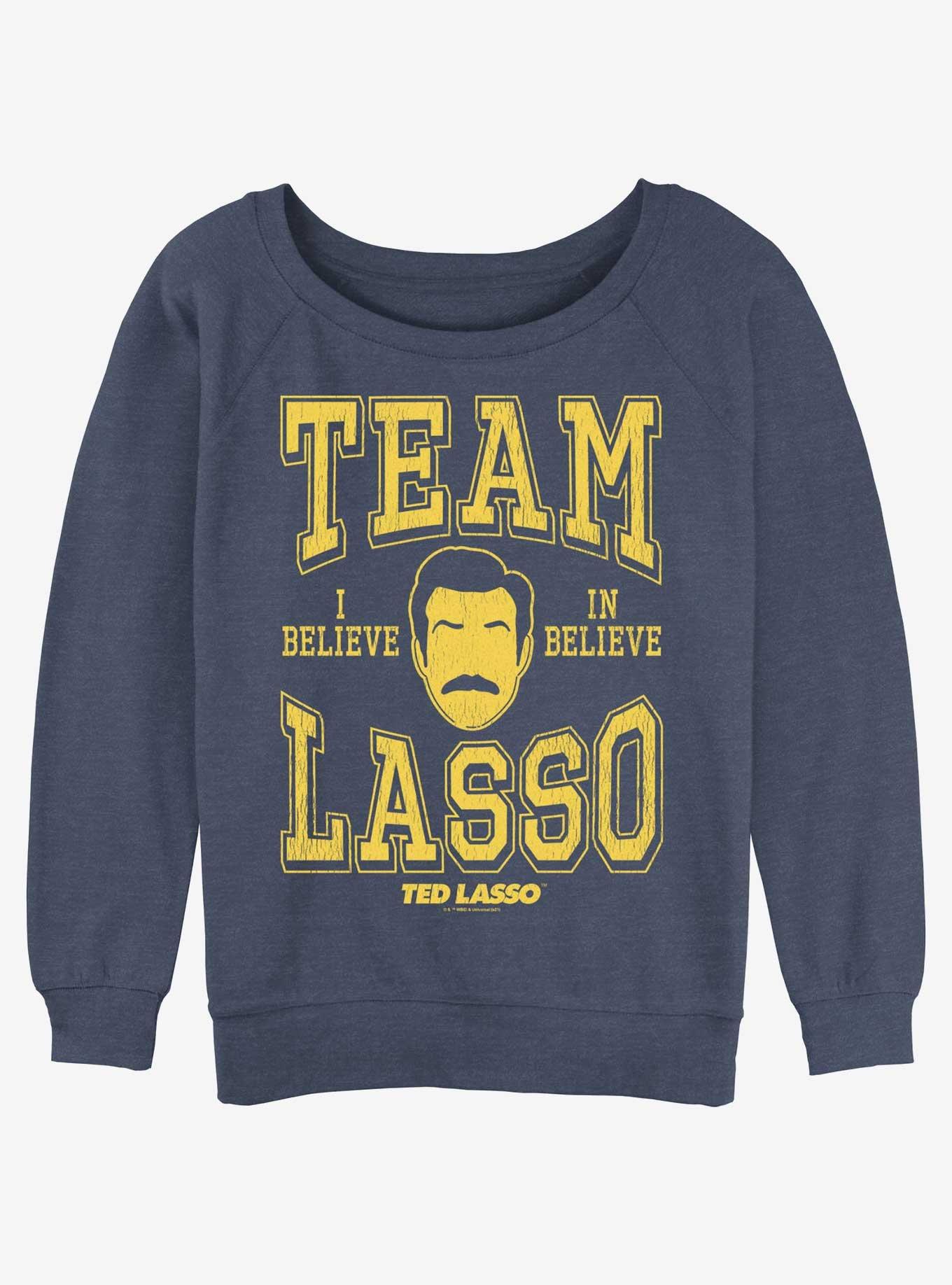 Ted Lasso Dream Team Girls Slouchy Sweatshirt, BLUEHTR, hi-res