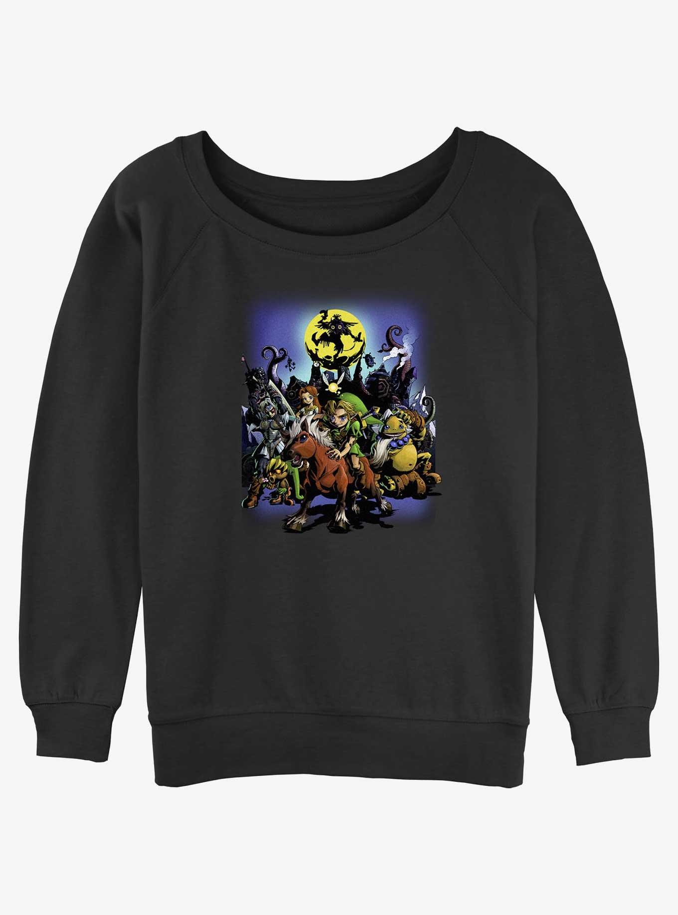 Nintendo Moon Dance Girls Slouchy Sweatshirt, , hi-res