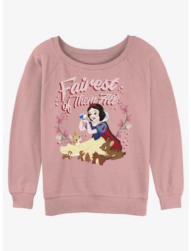 Plus Size Disney Snow White and the Seven Dwarfs Fairest of Them All Girls Slouchy Sweatshirt, , hi-res