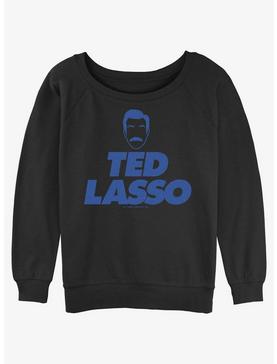Ted Lasso Face Logo Girls Slouchy Sweatshirt, , hi-res