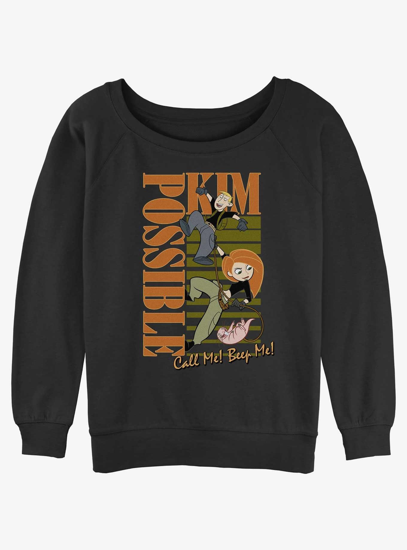 Disney Kim Possible Swingin' Girls Slouchy Sweatshirt, , hi-res