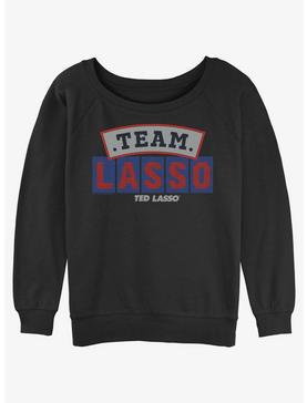 Ted Lasso Team Logo Girls Slouchy Sweatshirt, , hi-res