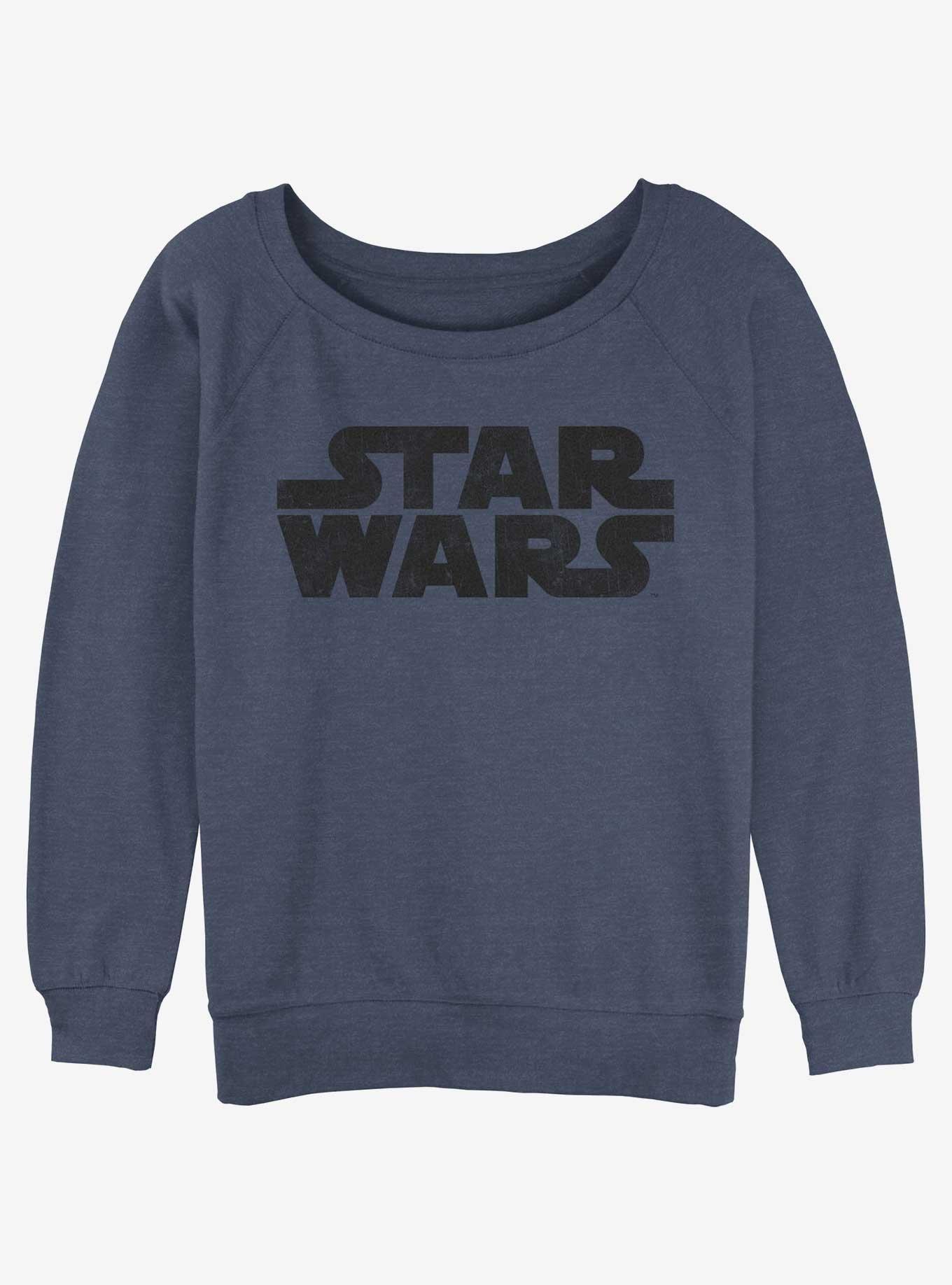 Star Wars Logo Girls Slouchy Sweatshirt