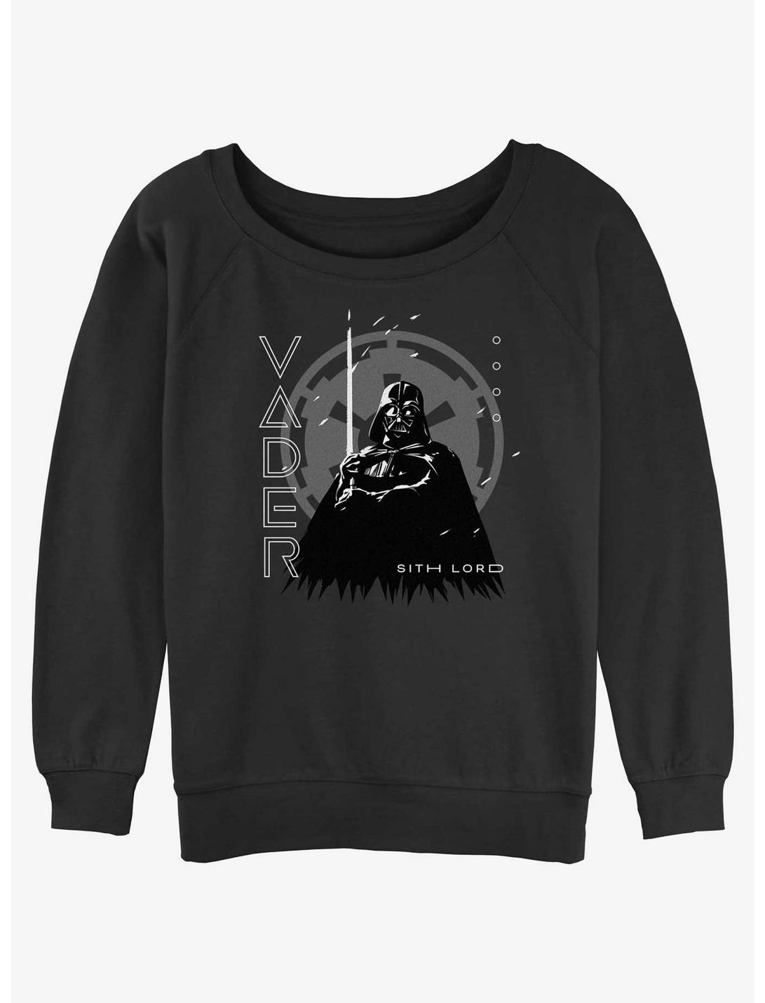 Star Wars Sith Lord Darth Vader Girls Slouchy Sweatshirt, BLACK, hi-res