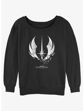 Star Wars Shattered Jedi Logo Girls Slouchy Sweatshirt, , hi-res