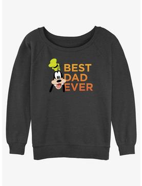 Disney Mickey Mouse Best Goofy Dad Ever Girls Slouchy Sweatshirt, , hi-res