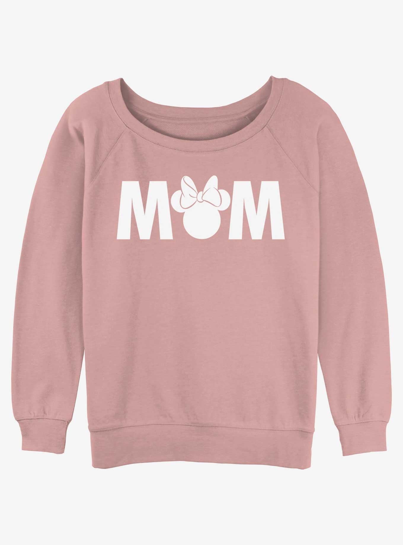 Disney Mickey Mouse Minnie Mom Girls Slouchy Sweatshirt