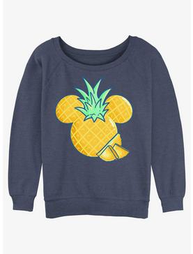 Disney Mickey Mouse Pineapple Girls Slouchy Sweatshirt, , hi-res