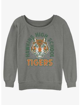 Stranger Things Hawkins High School Tigers Arch Girls Slouchy Sweatshirt, , hi-res