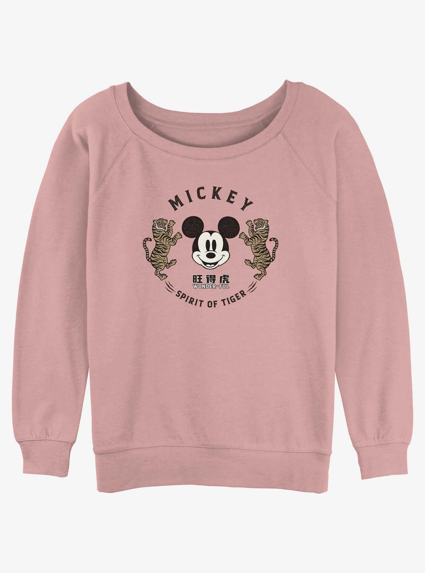 Disney Mickey Mouse Spirit of Tiger Girls Slouchy Sweatshirt, , hi-res