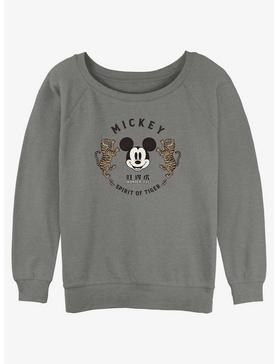 Disney Mickey Mouse Spirit of Tiger Girls Slouchy Sweatshirt, , hi-res
