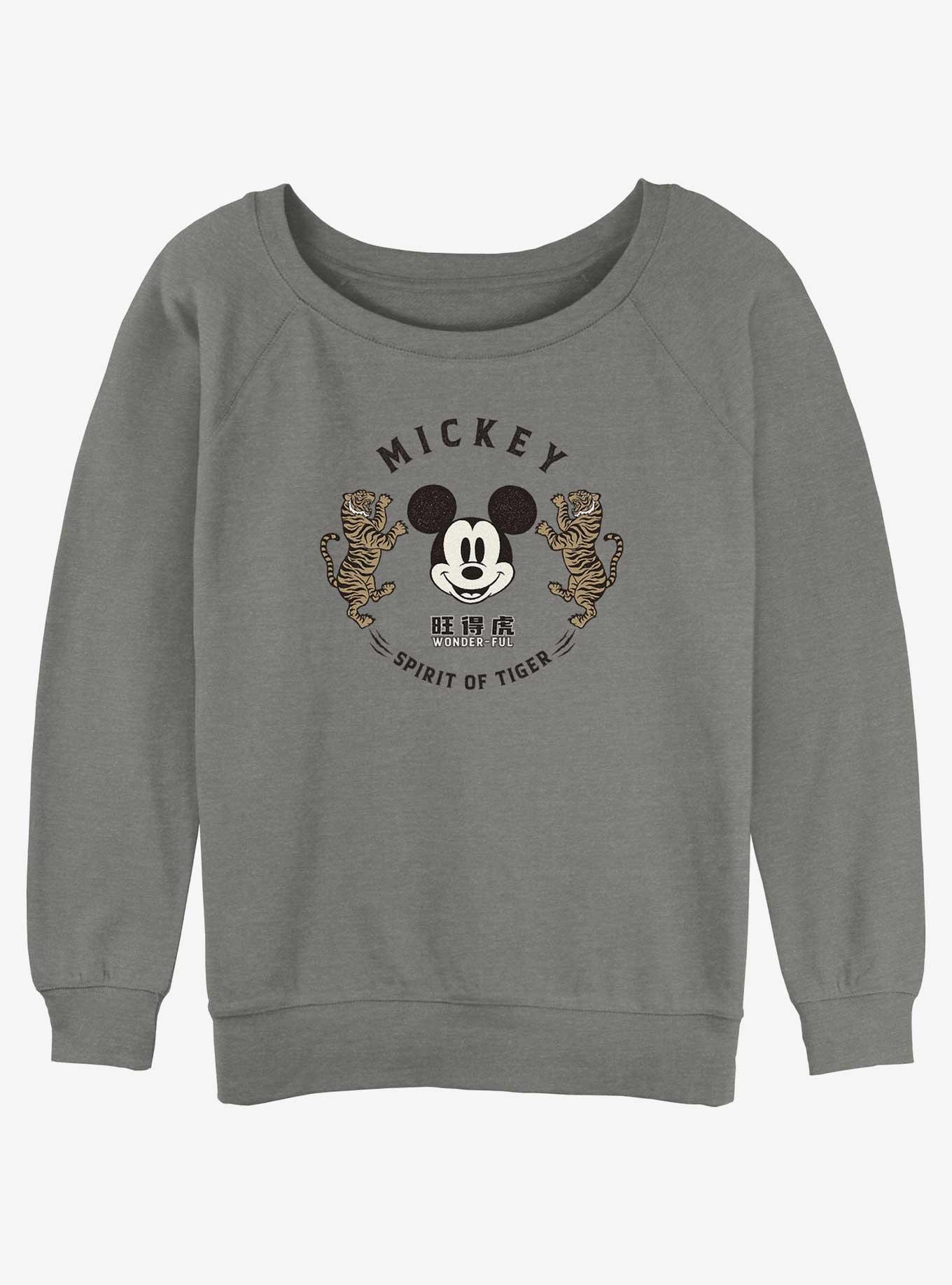 Disney Mickey Mouse Spirit of Tiger Girls Slouchy Sweatshirt, , hi-res