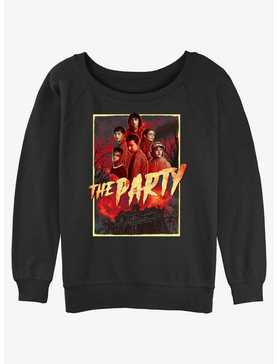Stranger Things The Party Girls Slouchy Sweatshirt, , hi-res