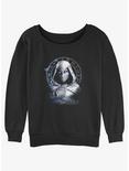 Marvel Moon Knight Galaxy Portrait Girls Slouchy Sweatshirt, BLACK, hi-res