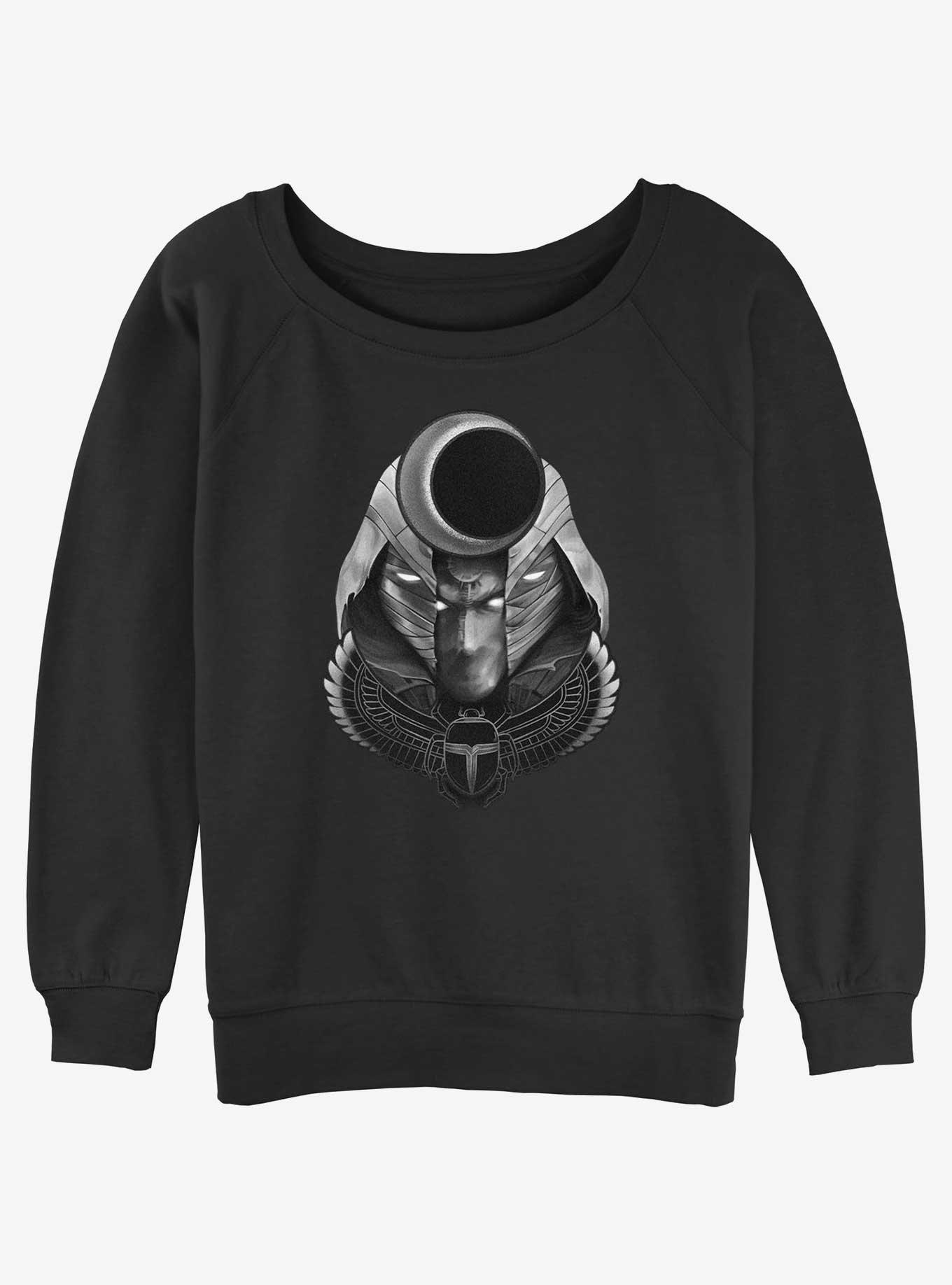 Marvel Moon Knight Scarab Moon Girls Slouchy Sweatshirt, , hi-res