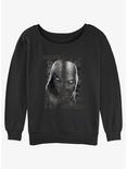 Marvel Moon Knight Split Moon Mr. Knight Girls Slouchy Sweatshirt, BLACK, hi-res