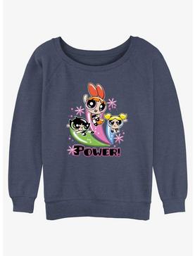 Cartoon Network The Powerpuff Girls Power Pose Girls Slouchy Sweatshirt, , hi-res