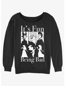 Disney Villains It's Fun Being Bad Girls Slouchy Sweatshirt, , hi-res