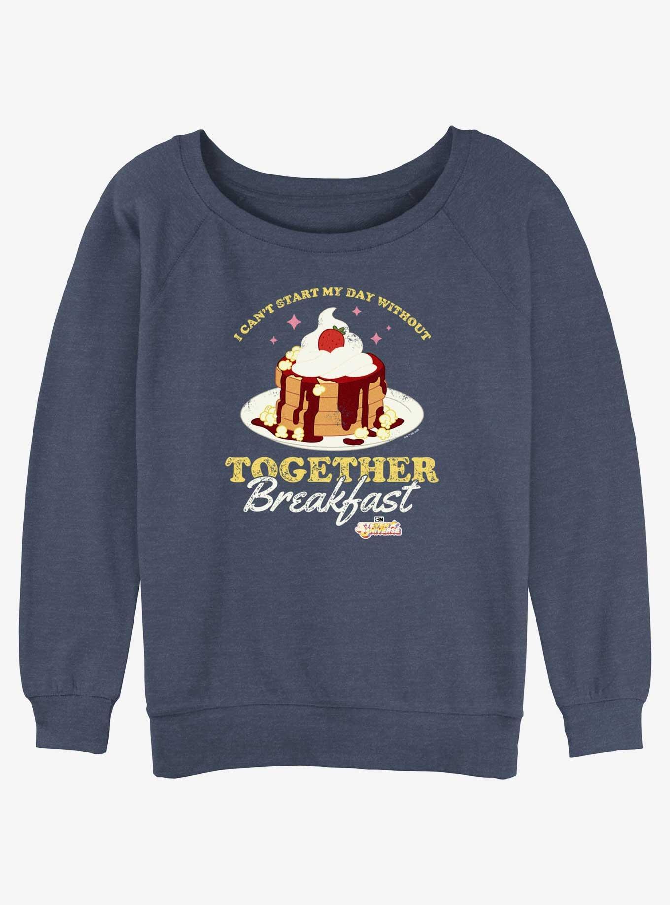 Cartoon Network Steven Universe Together Breakfast Girls Slouchy Sweatshirt, , hi-res