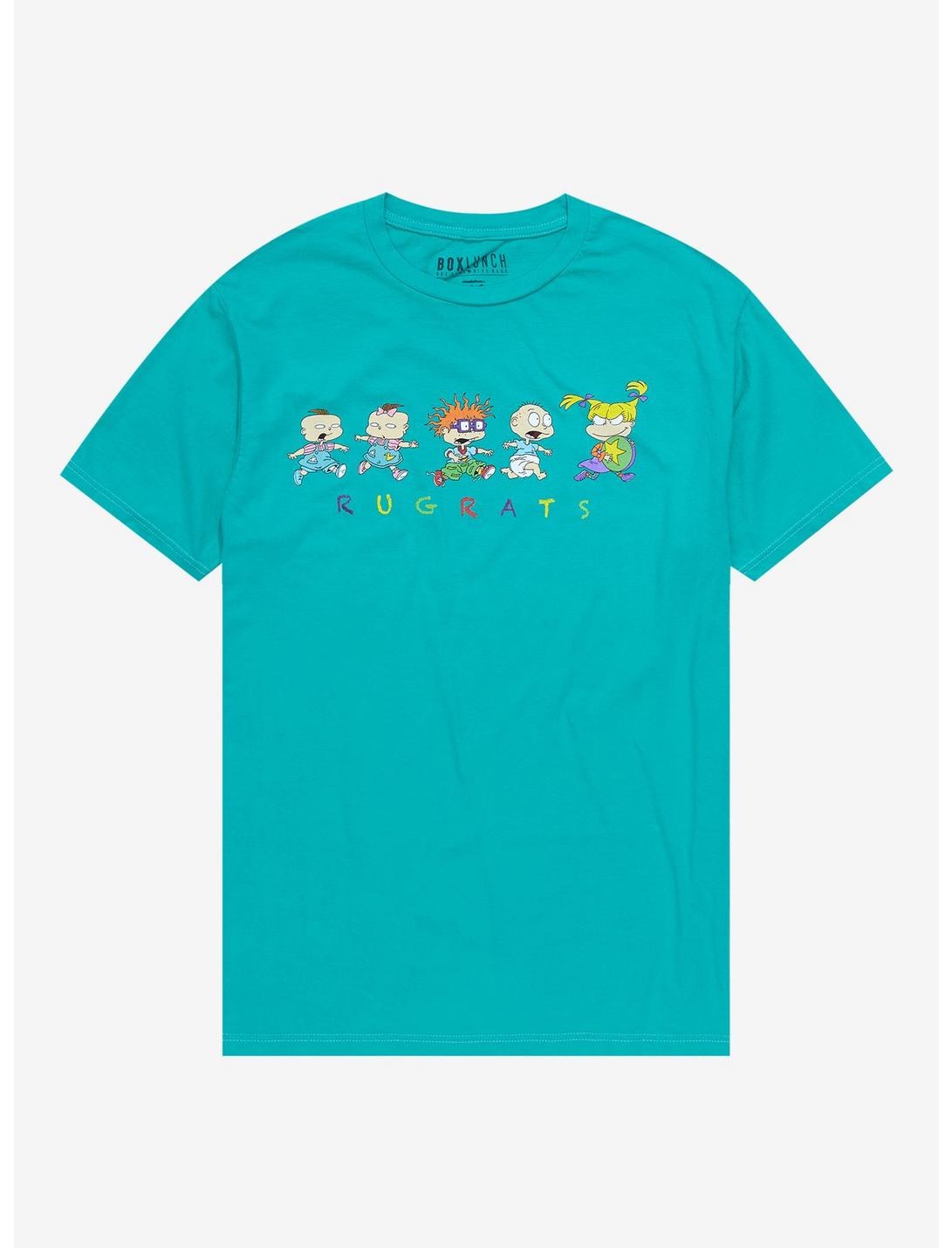 Nickelodeon Rugrats Group Running T-Shirt - BoxLunch Exclusive, LIGHT GREEN, hi-res
