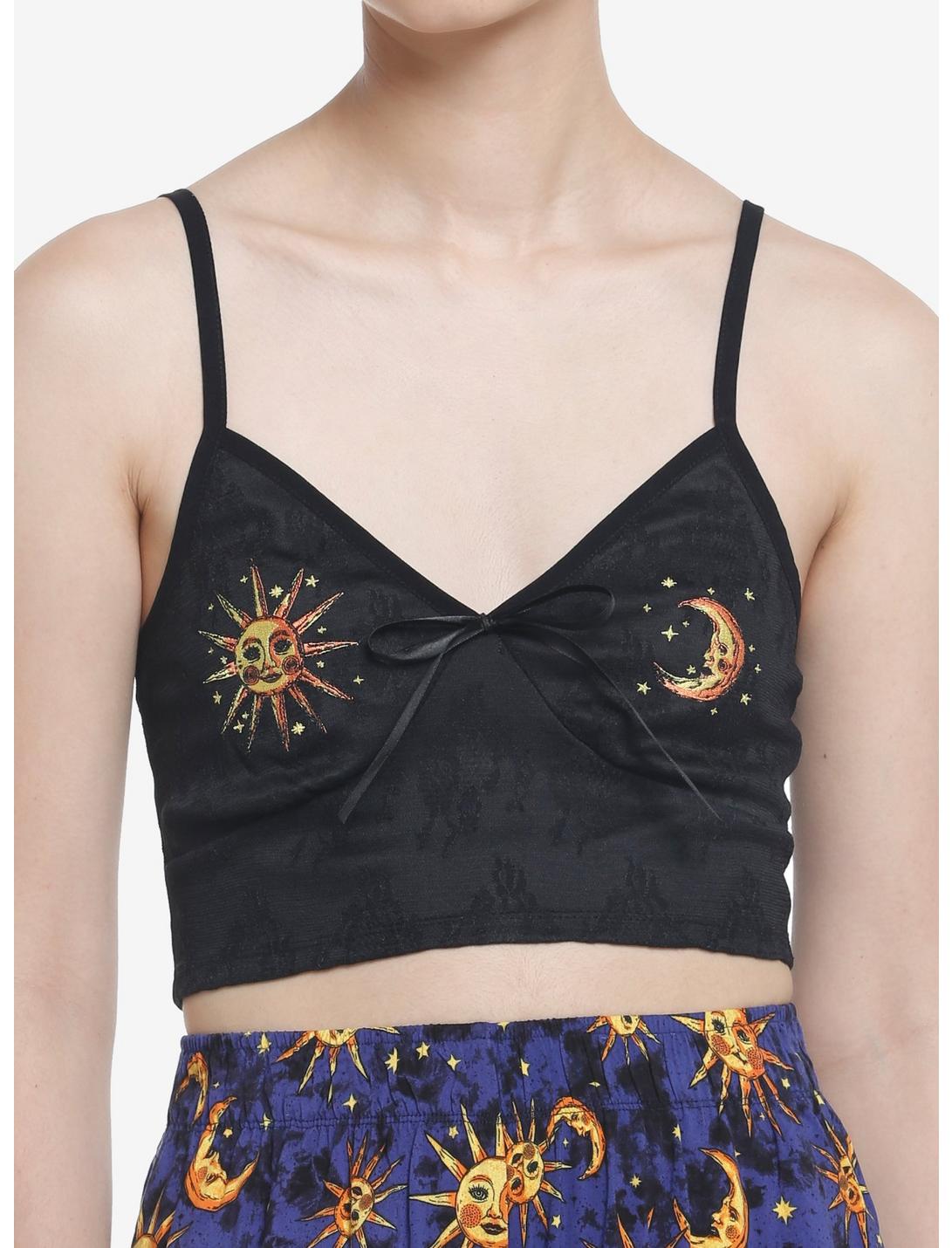 Cosmic Aura Celestial Embroidered Lace Girls Tank Top, MULTI, hi-res