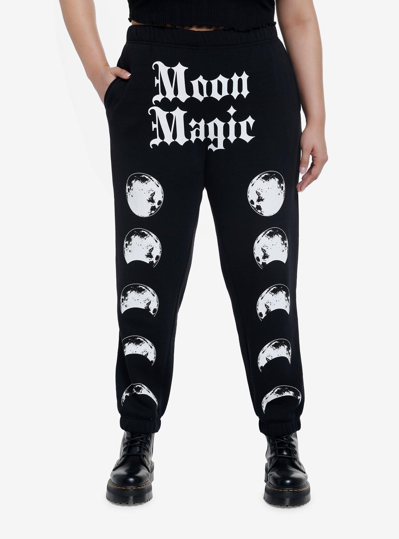 Moon Magic Moon Phase Girls Jogger Sweatpants Plus Size, MULTI, hi-res