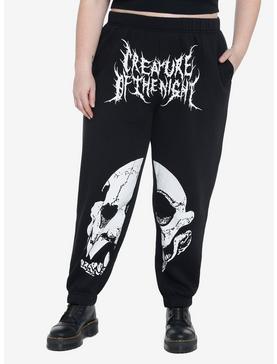 Creature Of The Night Girls Jogger Sweatpants Plus Size, , hi-res