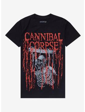 Cannibal Corpse Shackled Skeleton Boyfriend Fit Girls T-Shirt, , hi-res
