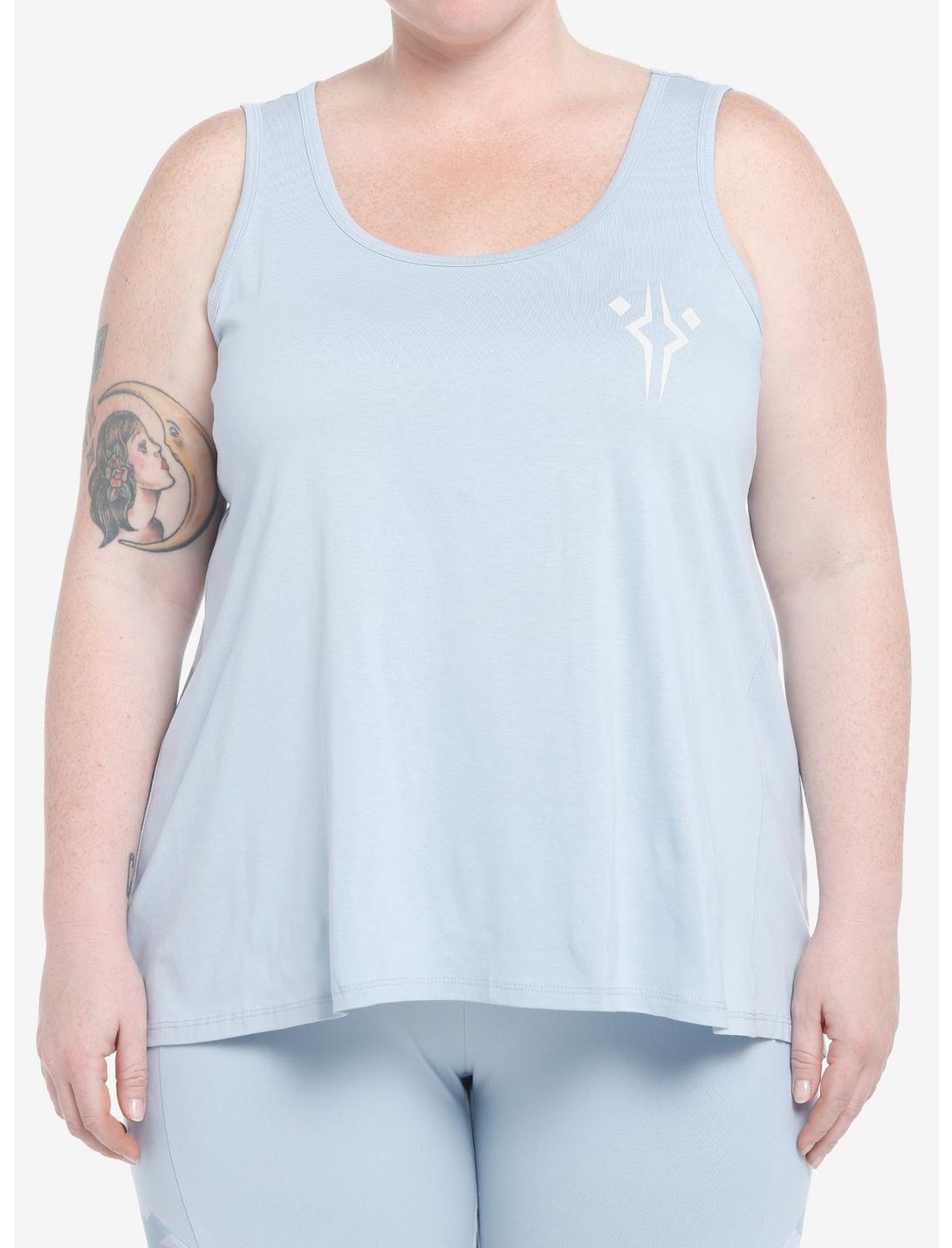 Her Universe Star Wars Ahsoka Tano Tank Top Plus Size Her Universe Exclusive, ICE BLUE, hi-res