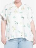 Her Universe Star Wars Ewok Oversized Woven Button-Up Plus Size Her Universe Exclusive, MULTI, hi-res
