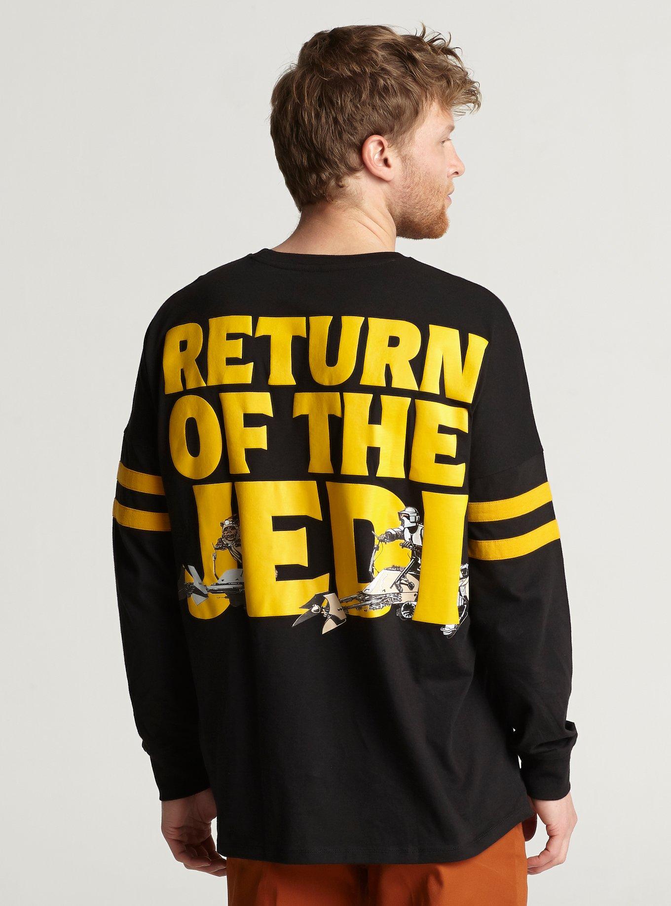 Our Universe Star Wars Return Of The Jedi Athletic Jersey Our Universe Exclusive, BLACK GOLD, hi-res