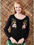 Her Universe Disney Mickey Mouse & Minnie Mouse Tropical Cardigan Her Universe Exclusive, BLACK FLORAL, hi-res