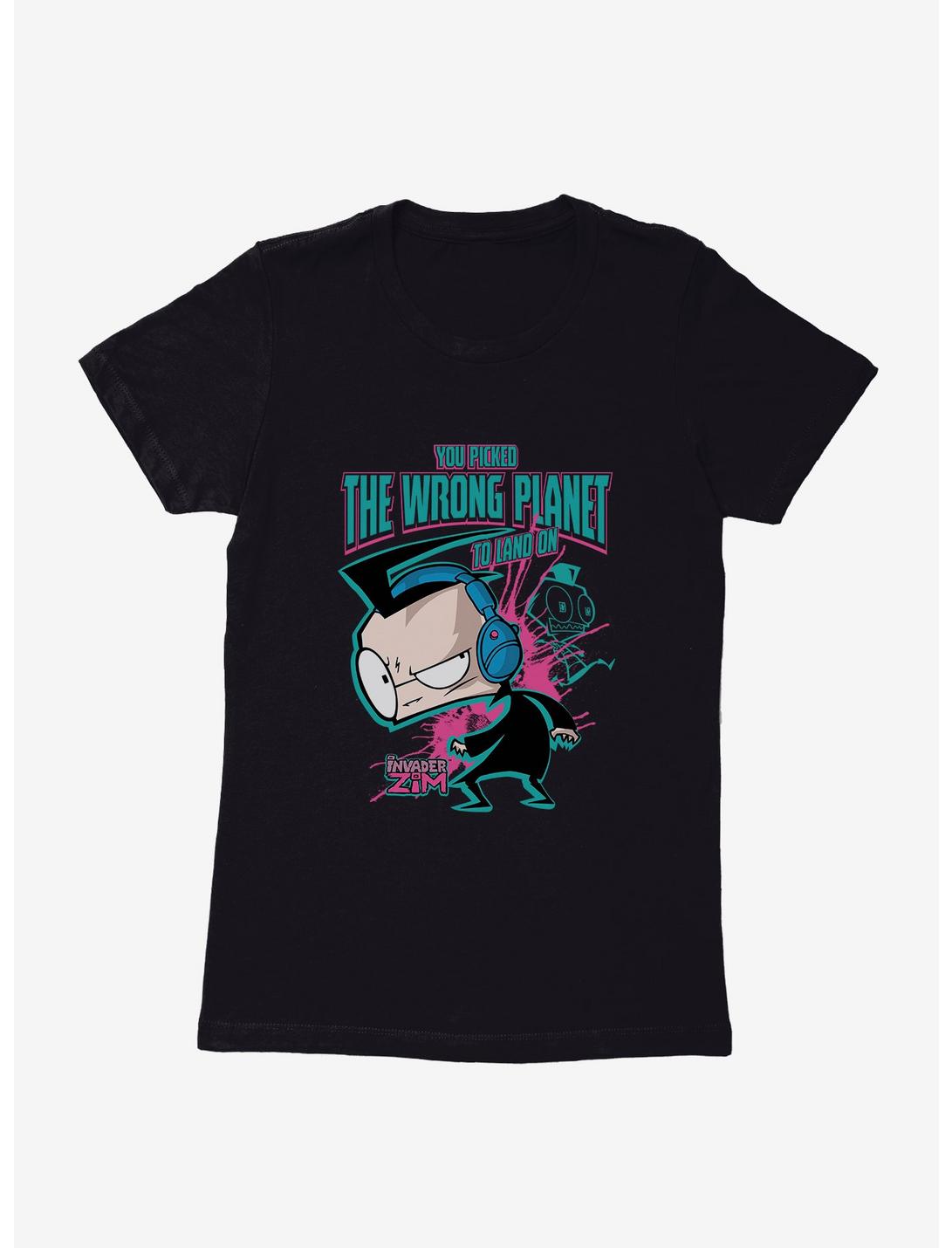 Invader Zim Wrong Planet To Land On Womens T-Shirt, , hi-res