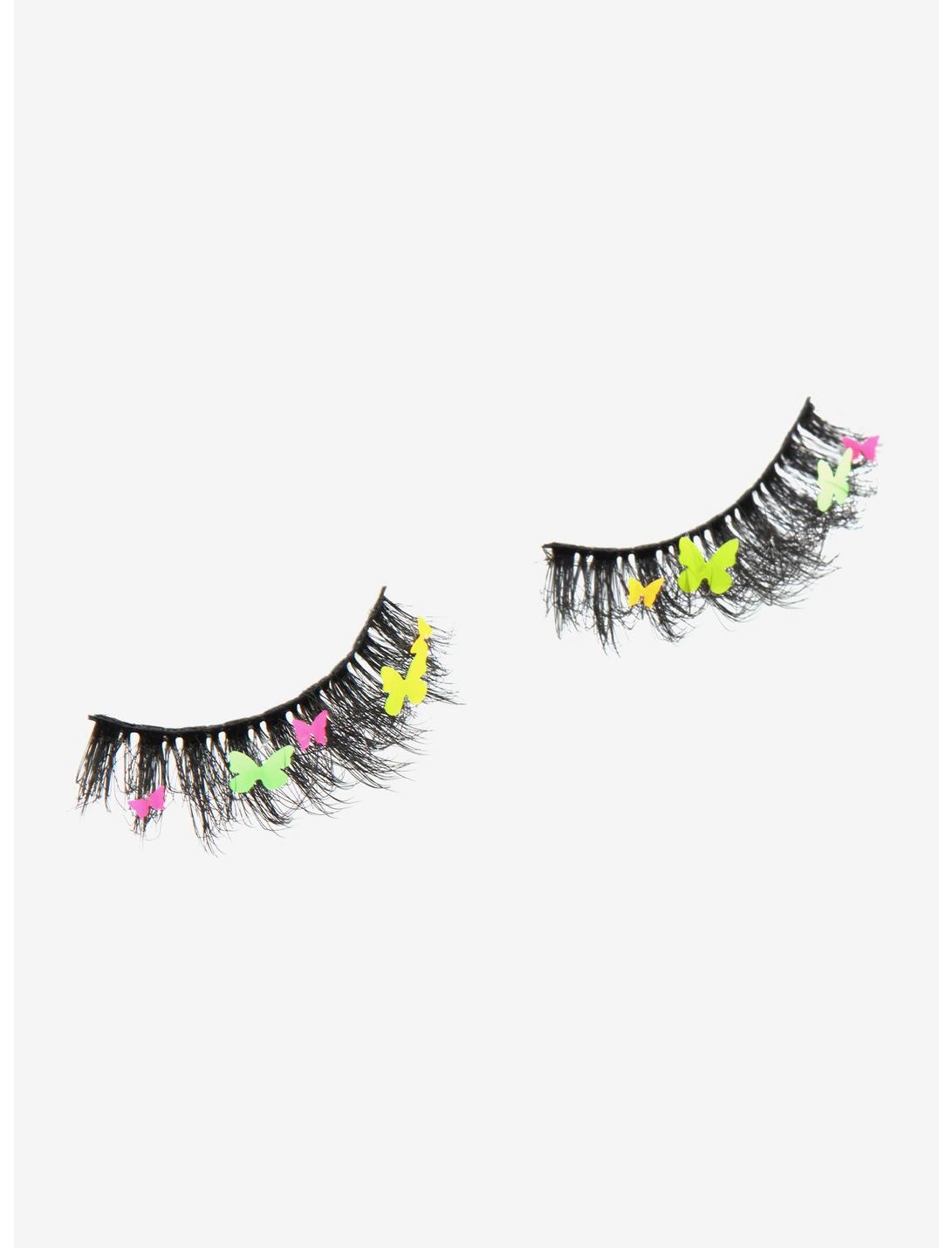 Butterfly Faux Eyelashes, , hi-res