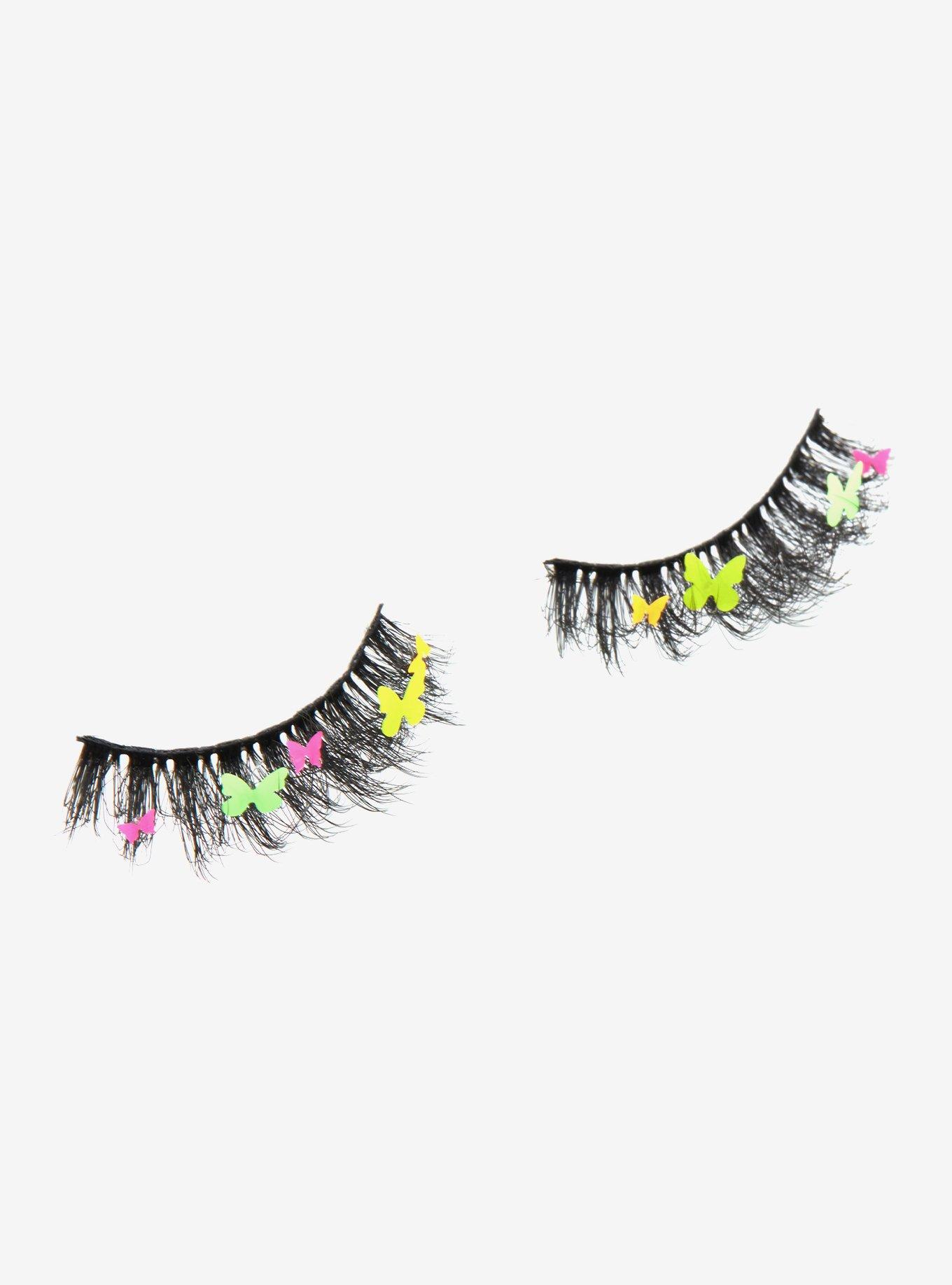 Butterfly Faux Eyelashes, , hi-res