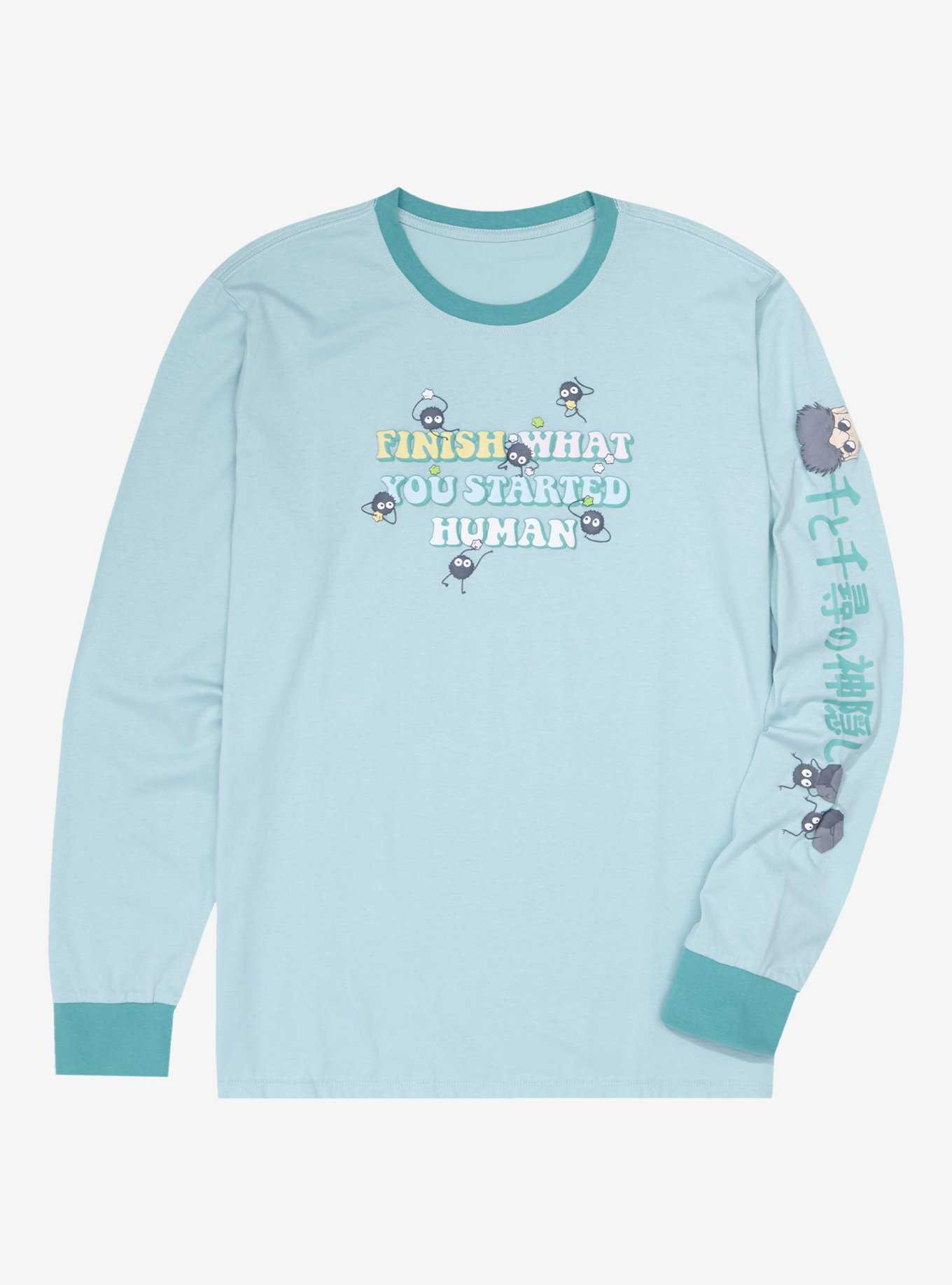 Studio Ghibli Spirited Away Finish What You Started Long Sleeve T-Shirt - BoxLunch Exclusive, , hi-res