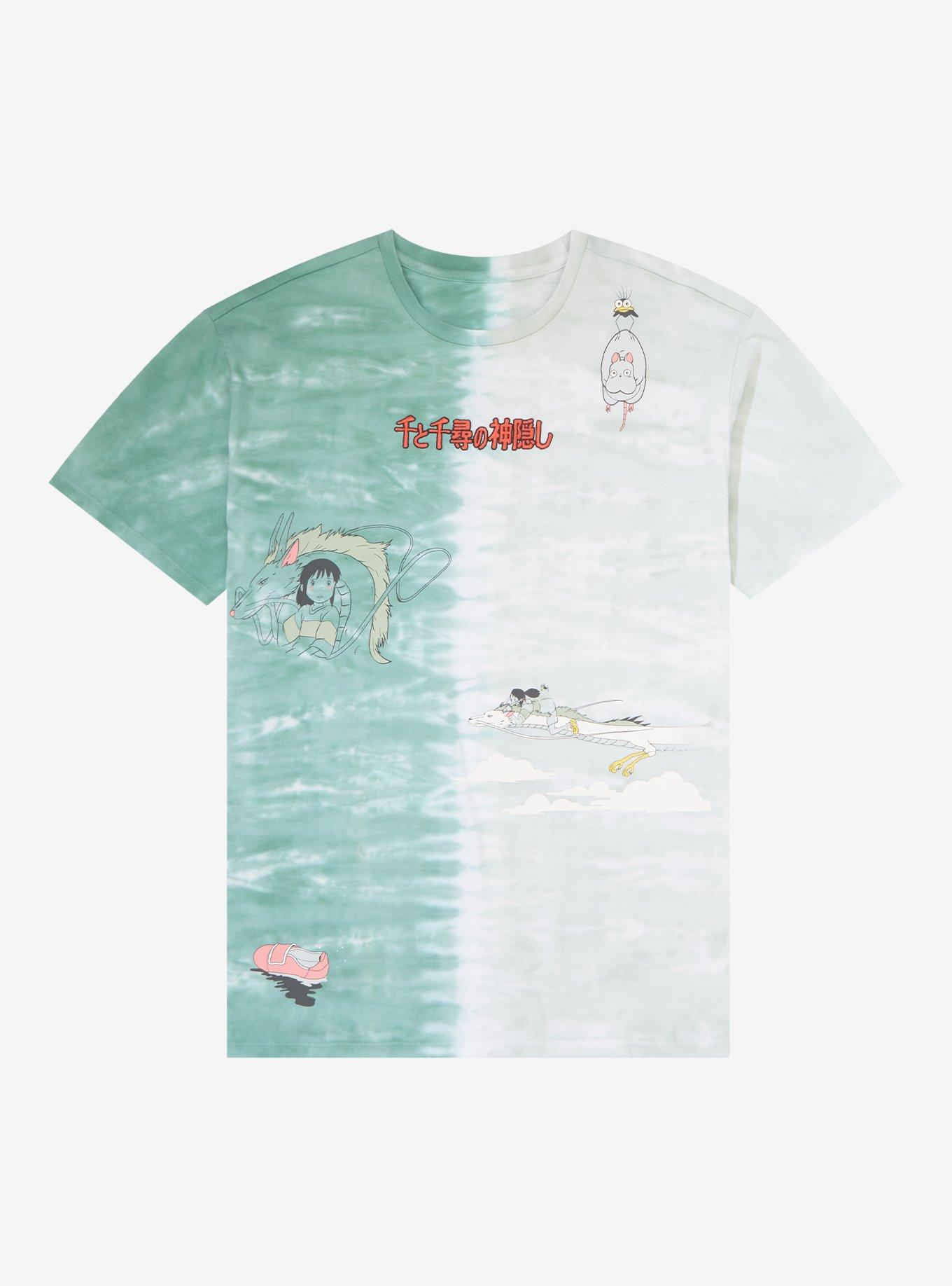 Studio Ghibli Spirited Away Haku & Chihiro Split-Dye T-Shirt, MULTI, hi-res
