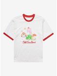 Sanrio Hello Kitty & Friends Mushroom Little Twin Stars Women's Ringer T-Shirt - BoxLunch Exclusive, OFF WHITE, hi-res