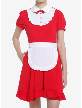 Sweet Society Red Apron Dress, , hi-res