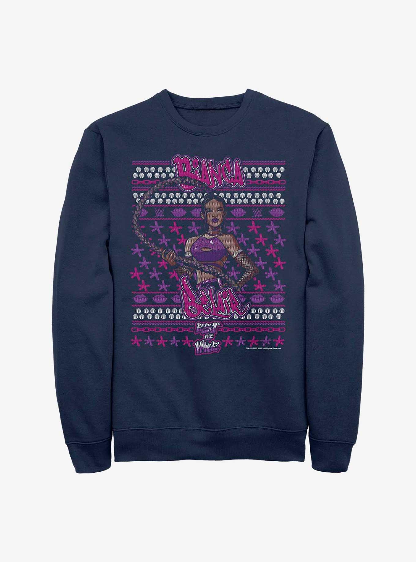 WWE Bianca Belair Ugly Christmas Sweatshirt, , hi-res