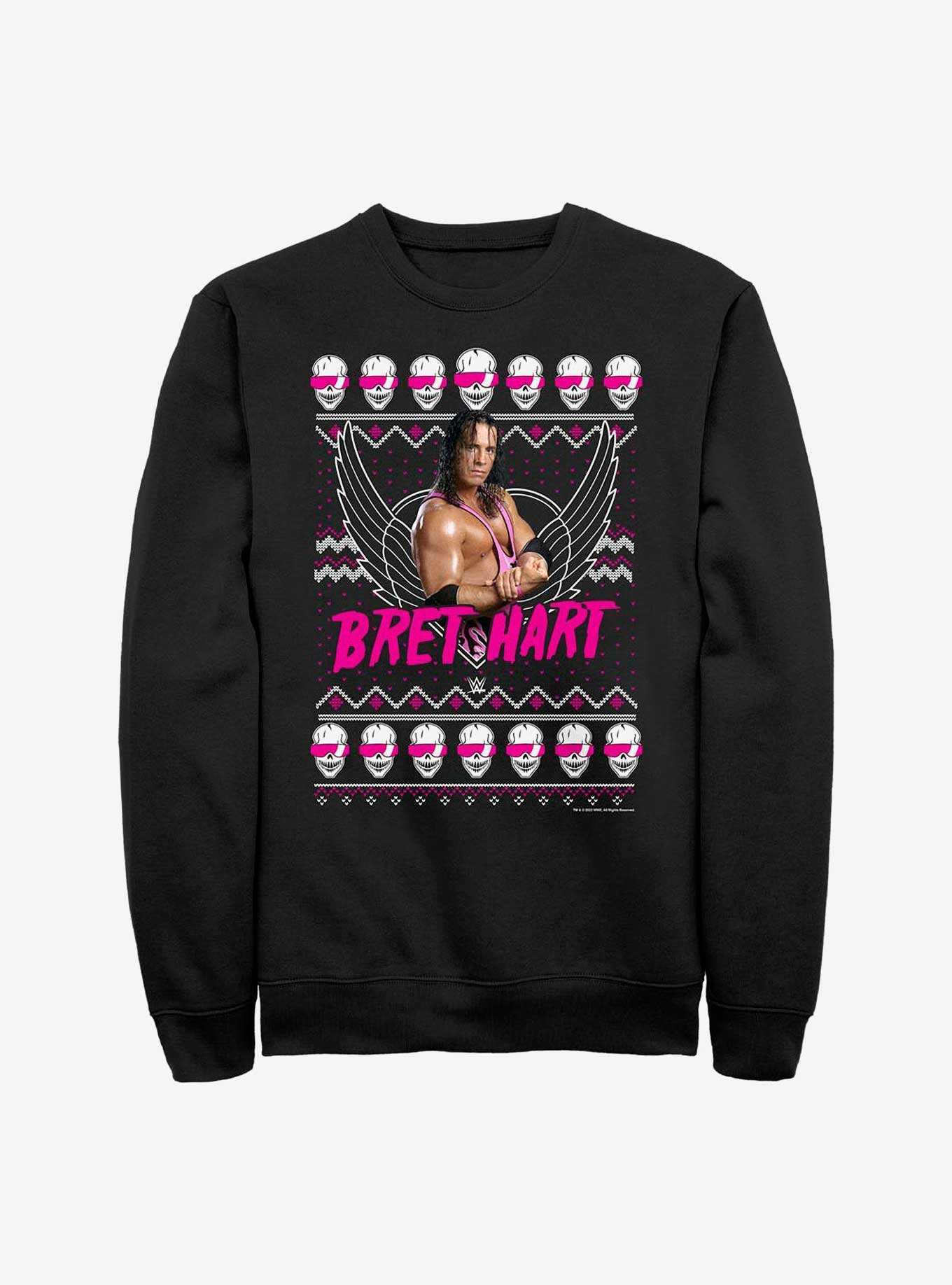 WWE Bret Hart Ugly Christmas Sweatshirt, , hi-res