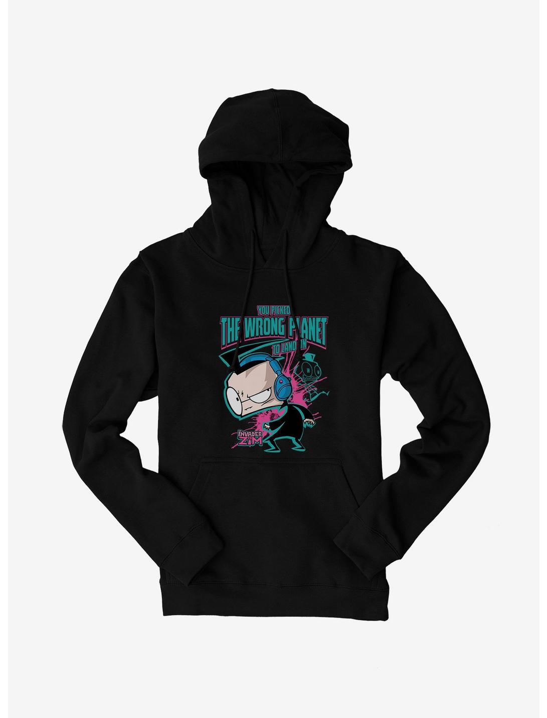 Invader Zim Wrong Planet To Land On Hoodie, , hi-res
