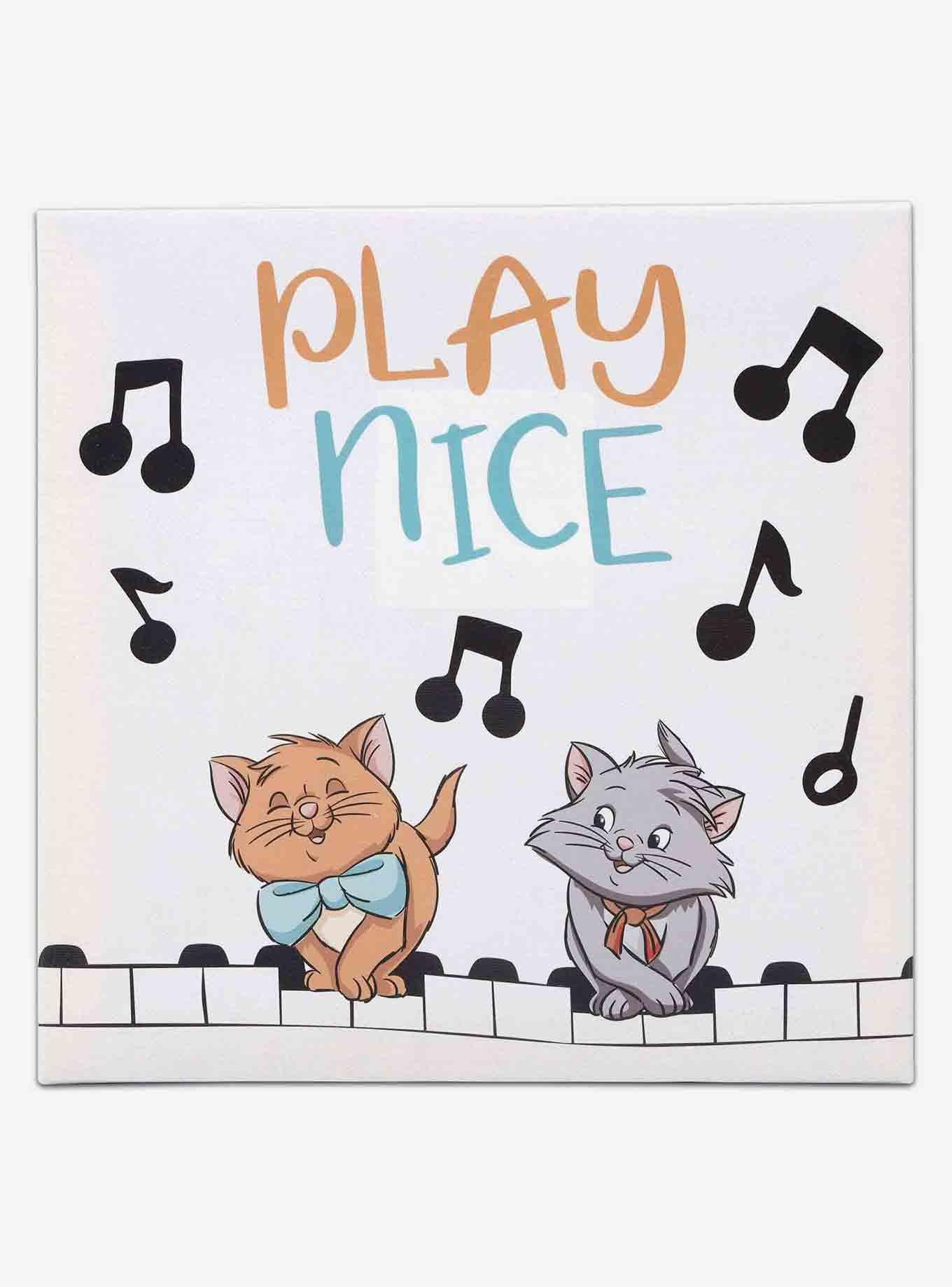 Disney The AristoCats Play Nice Piano Canvas Wall Decor, , hi-res