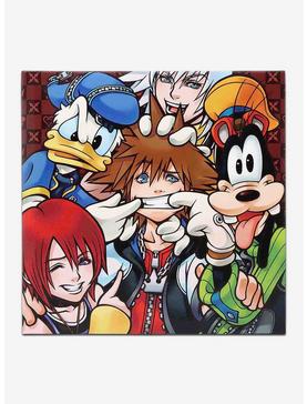 Disney Kingdom Hearts Character Collage Canvas Wall Decor, , hi-res