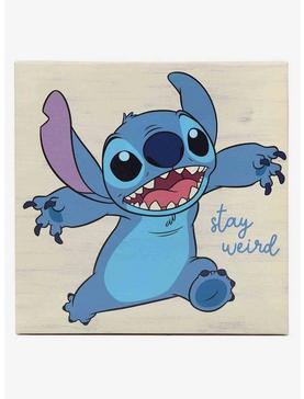 Disney Lilo & Stitch Stay Weird Canvas Wall Decor, , hi-res